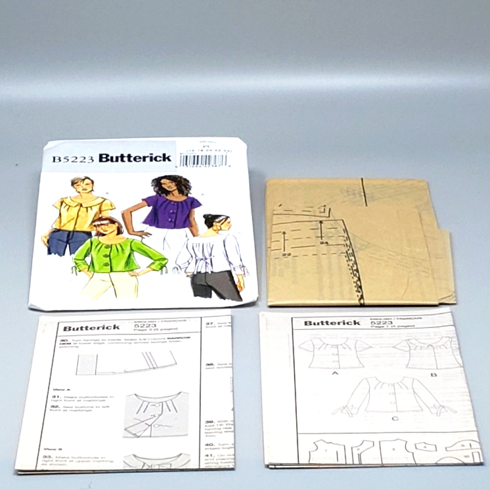 Butterick Ladie's Sewing Pattern Top